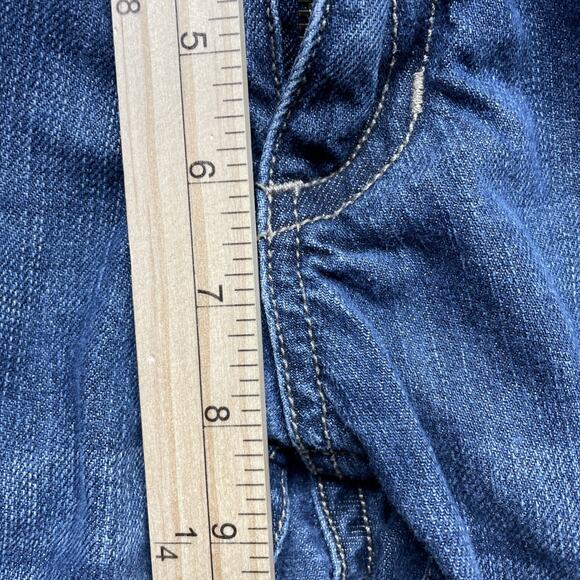 Guess Jeans Mens 30x27 Blue Medium Wash Relaxed Straight Rowland Fit Baggy - Picture 8 of 9